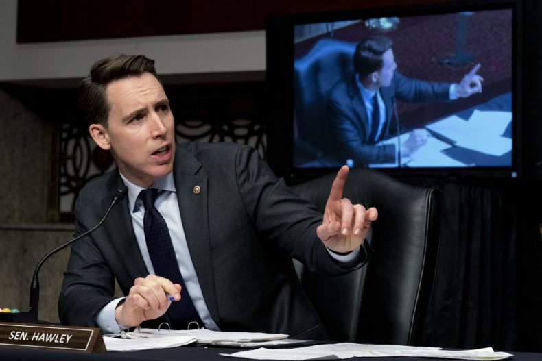 Sen. Josh Hawley Denies Capitol Riots Complicity
