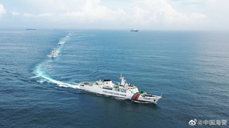 China Coast Guard Vessels Patrol Seas