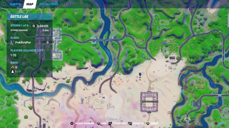 fortnite destroy crystal trees map