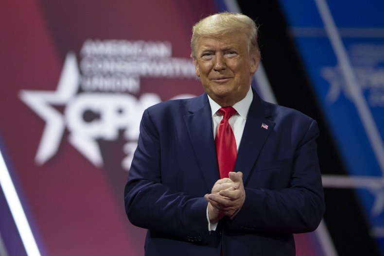 Former President Trump at CPAC in 2020