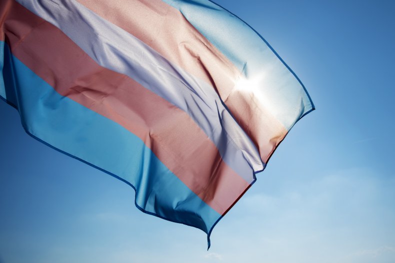 transgender flag, lgbt, getty, stock
