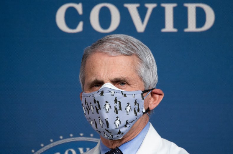 Fauci listening to Biden
