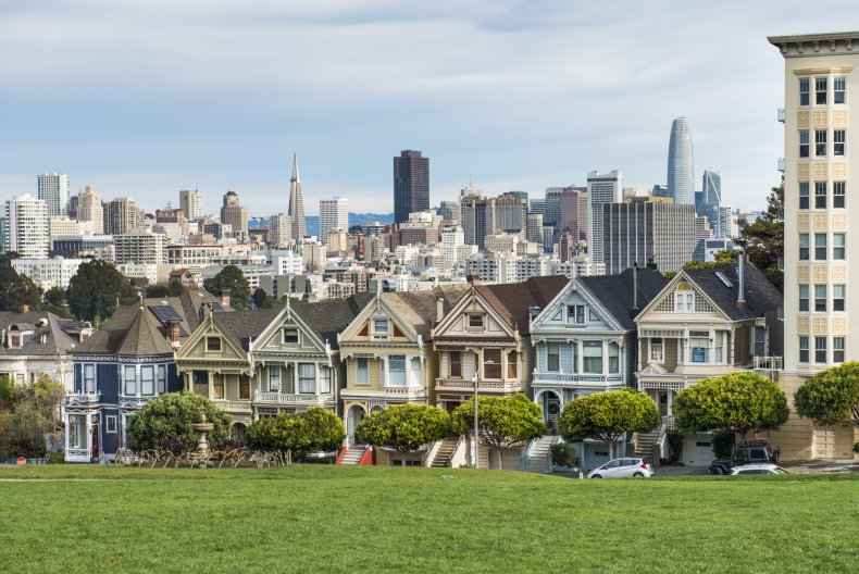 Painted Ladies San Francisco California