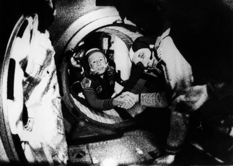 1975: First international manned spaceflight