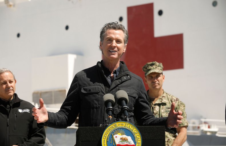 California Governor Gavin Newsom