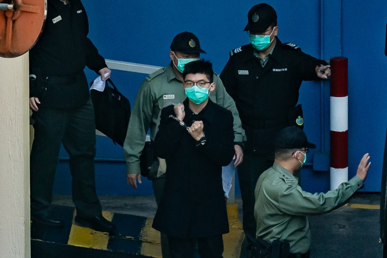 Hong Kong pro-democracy activist Joshua Wong