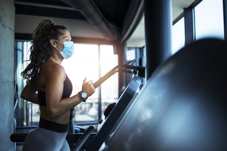Exercise with mask