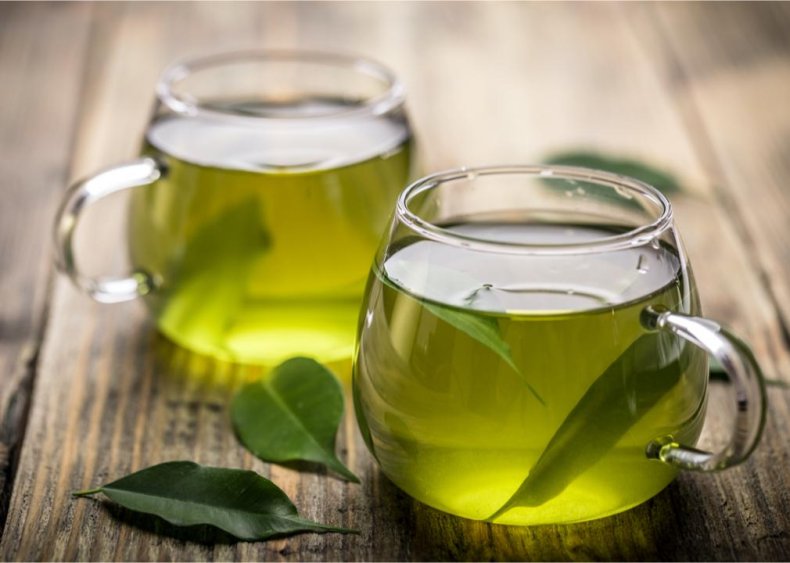 #7. Brewed green tea