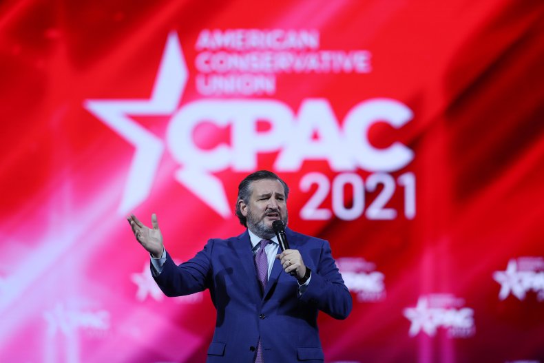 Sen. Ted Cruz (R-TX) addresses the Conservative 