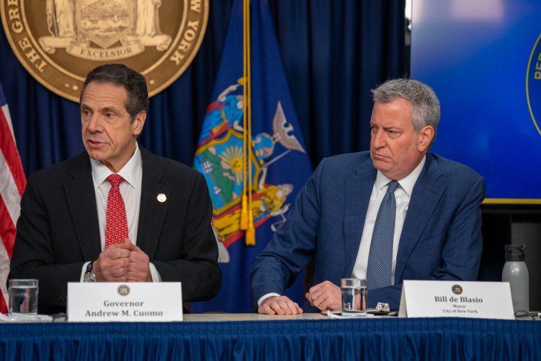 Bill de Blasio Andrew Cuomo Sexual Harassment