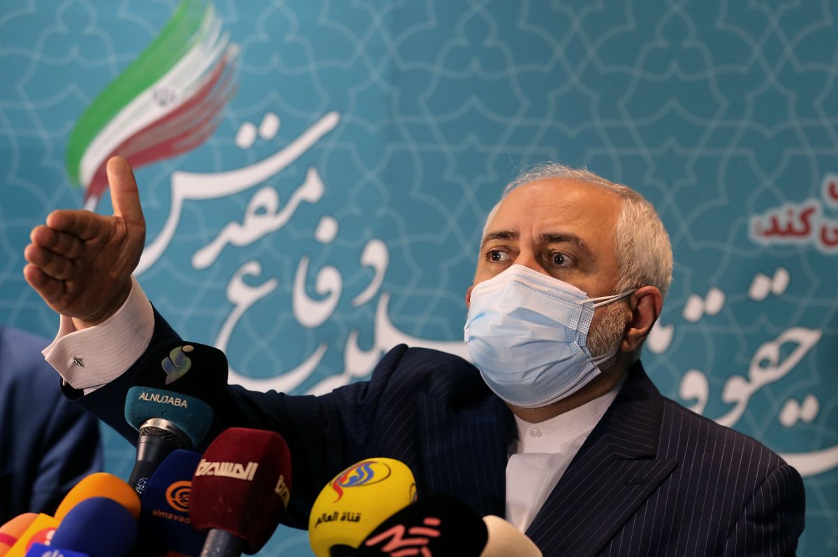 Javad Zarif speaks in Tehran Iran