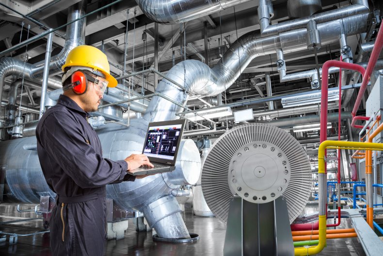 power plant worker