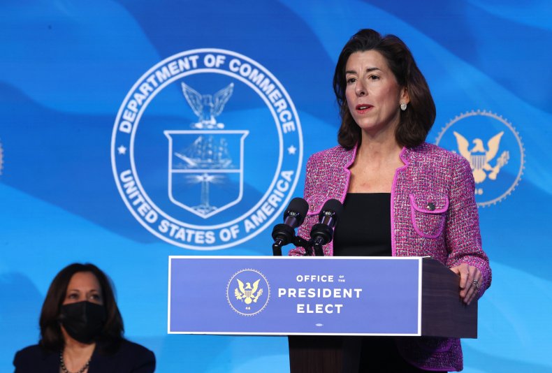 Gina Raimondo resigns governor secretary commerce