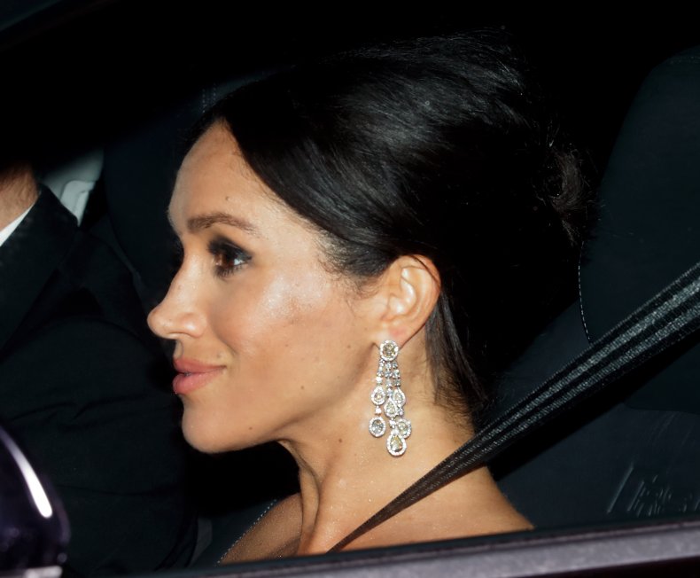 Meghan Markle Wearing Saudi Prince's Earrings