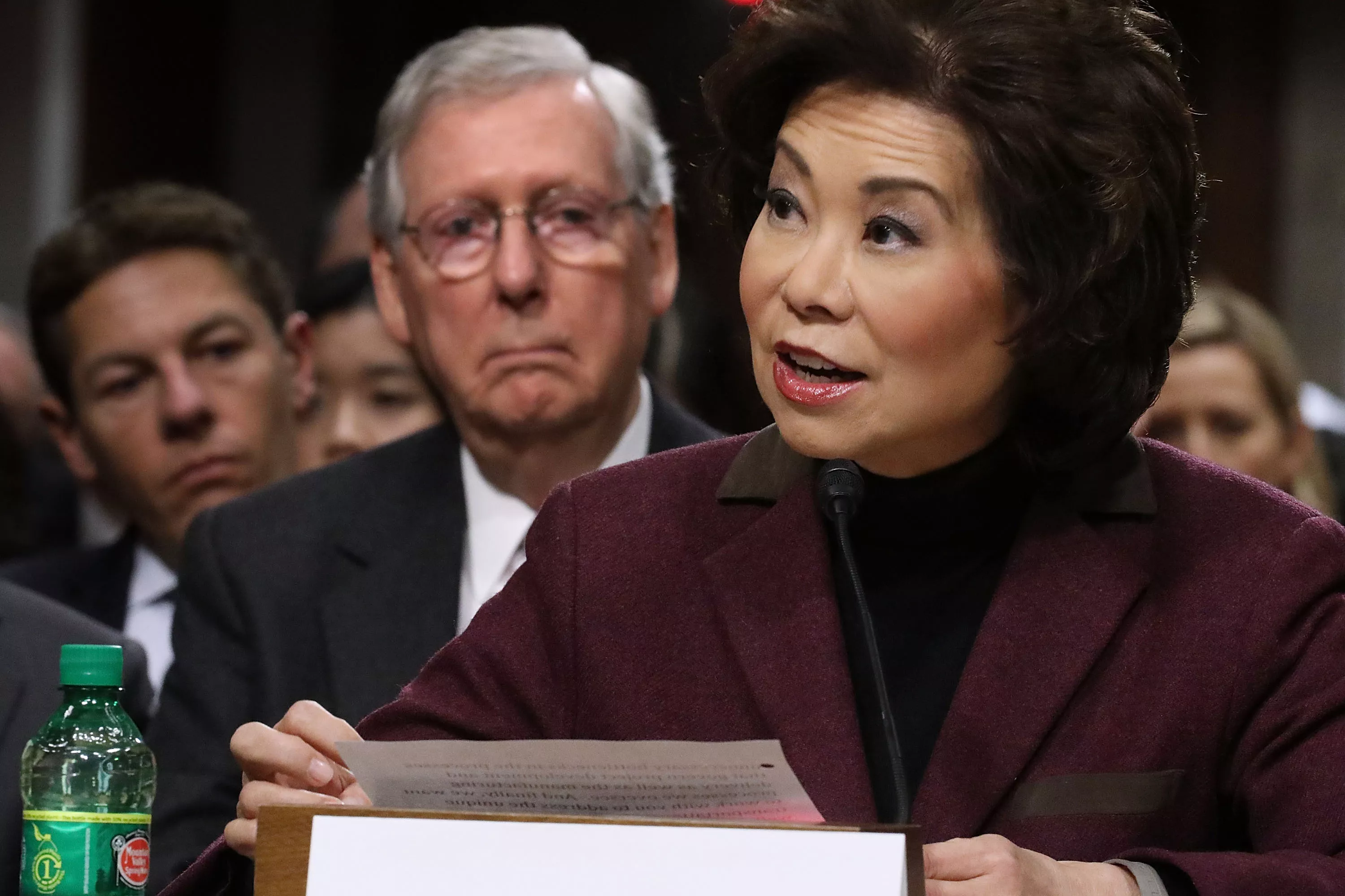 Mitch McConnell's Wife Elaine Chao Abused Office to Help Family Firm With  China Business, Watchdog Found