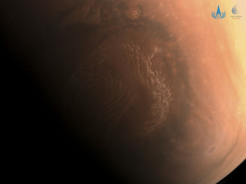 Tianwen-1 color image of Mars