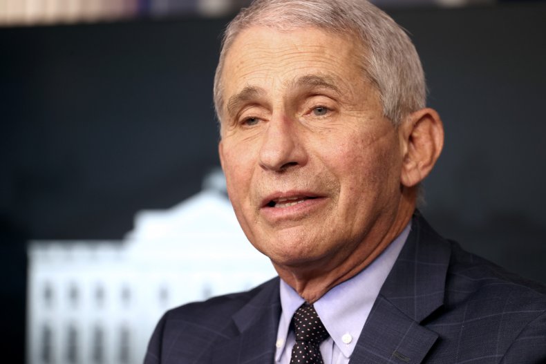 Dr Anthony Fauci speaking