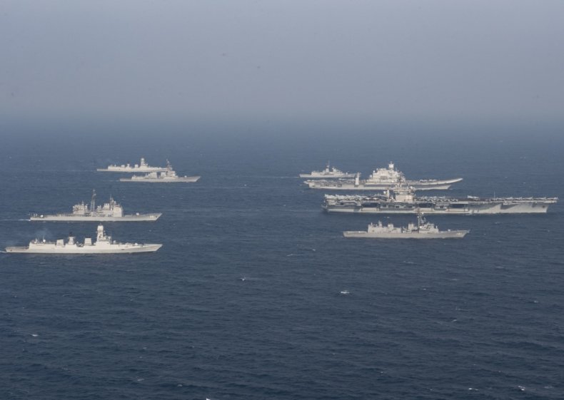 australia, india, japan, us, navy, drills