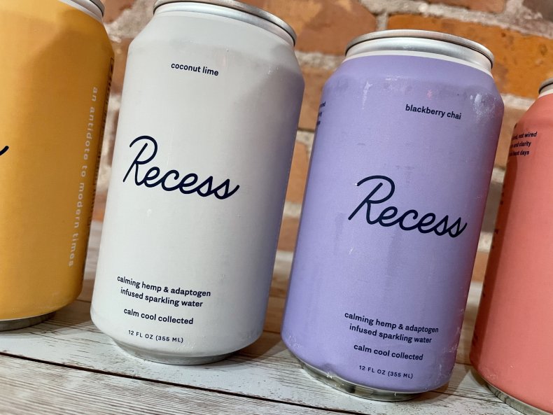 CBD sparkling water Recess