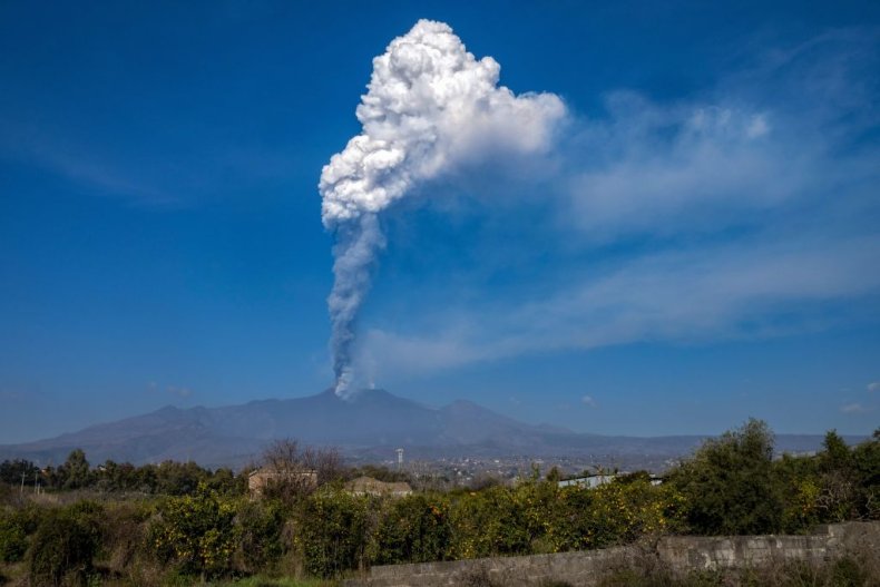 Mount Etna volcano
