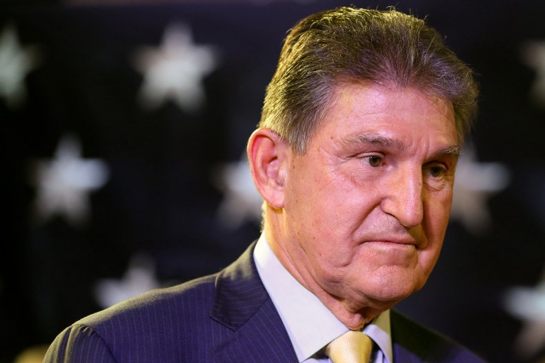 Joe Manchin unemployment benefits stimulus Senate delay