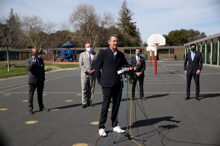 Gavin Newsom school reopenings