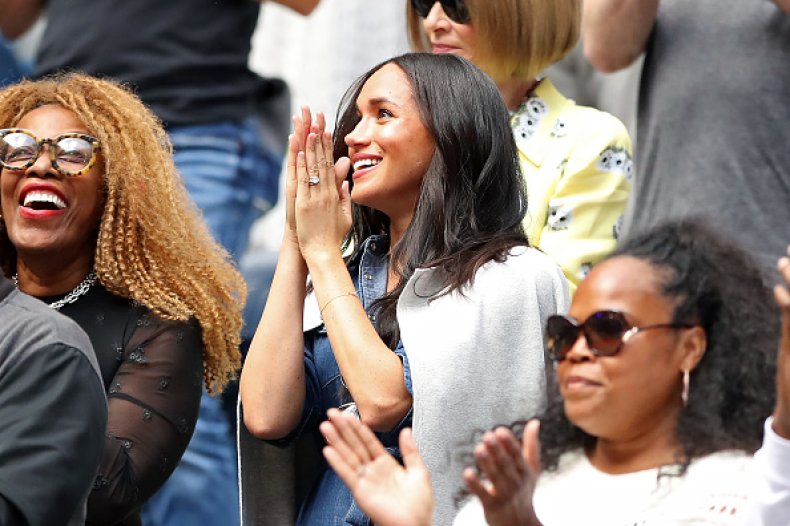 Meghan Markle and Serena Williams