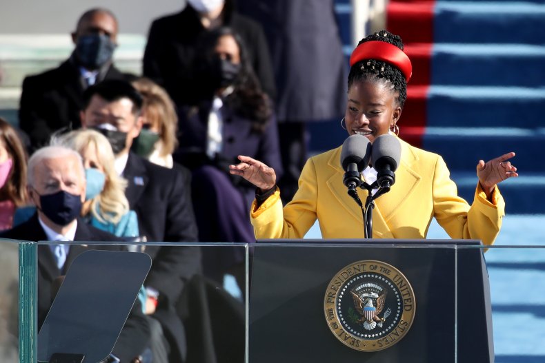 Amanda Gorman recites poem at inauguration