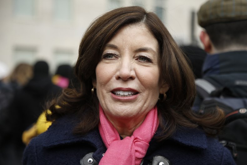 kathy hochul at women's march 2020