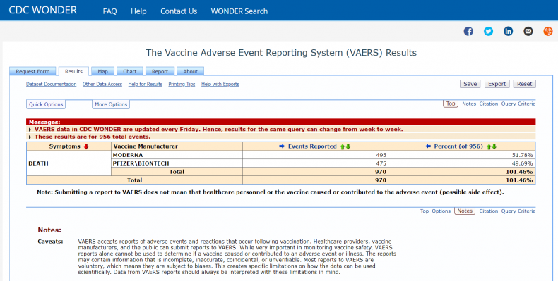 Vaccine screenshot