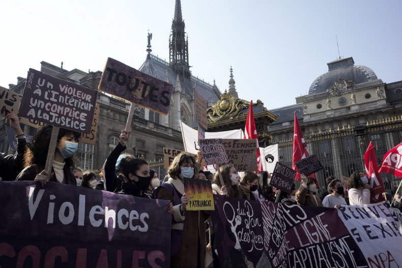 International Women's Day, Paris, Protest