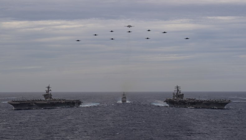 china, us, navy, south, sea, carriers