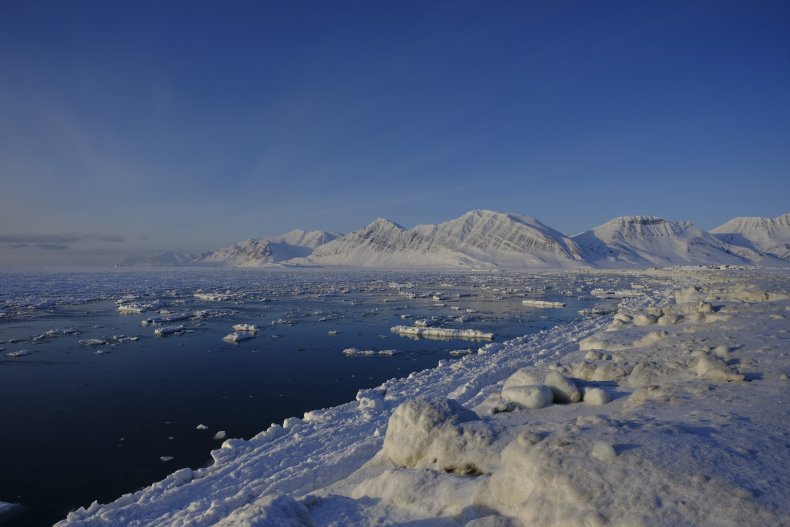 Ice Melting in Svalbard