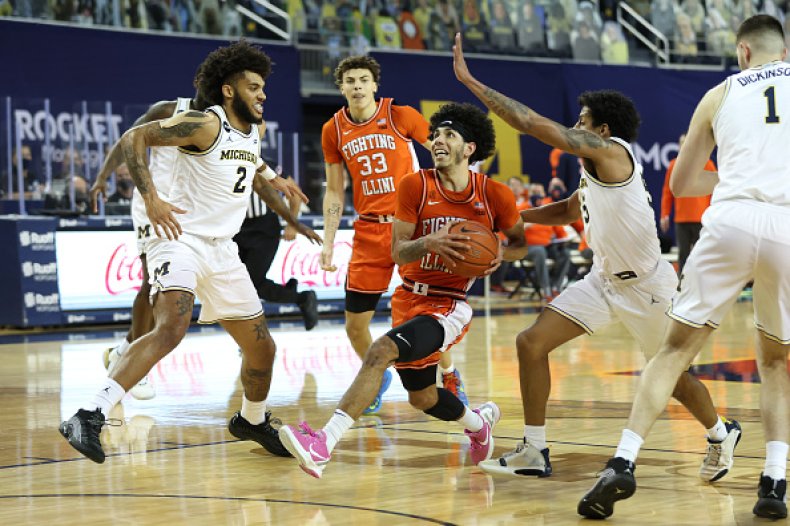 Michigan and Illinois Basketball