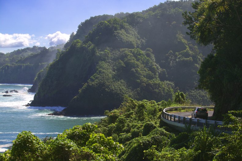 Road to Hana stock photo