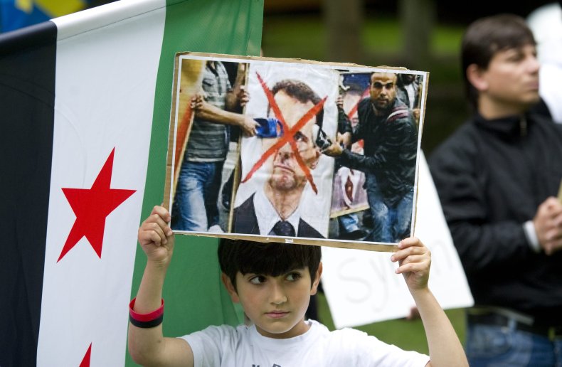 anti-Assad protest