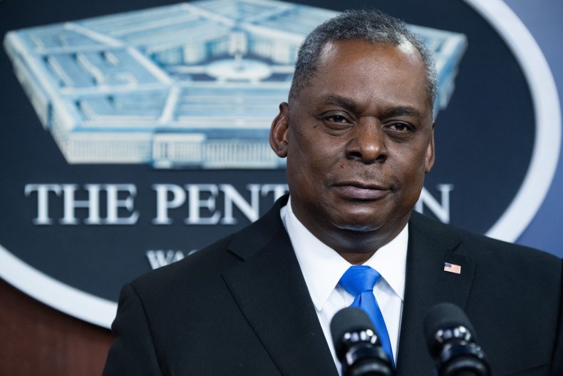 Defense Secretary Lloyd Austin Addresses Press