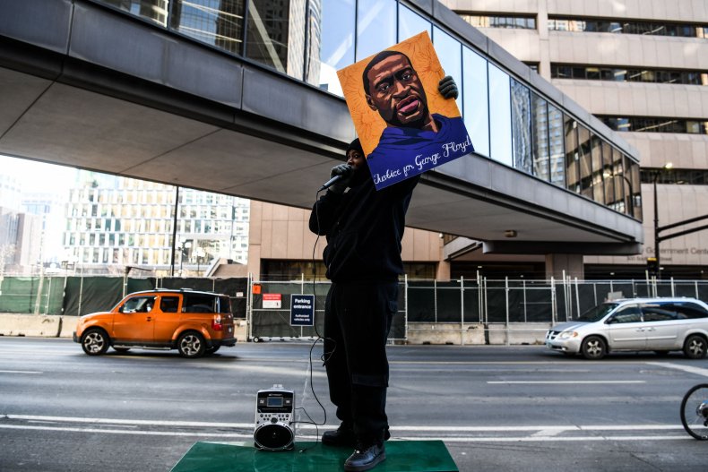 Protest outside Hennepin County Government Center