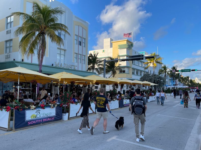South Beach Miami Beach Florida December 2020
