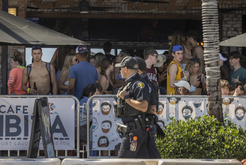 Polizia Fort Lauderdale Florida vacanze di primavera 2021
