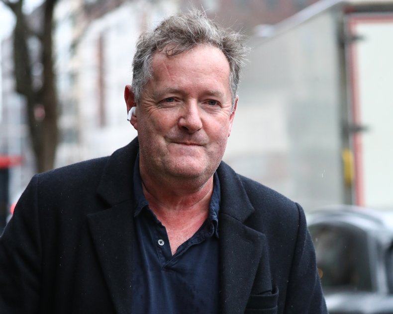 Piers Morgan seen returning to his West 