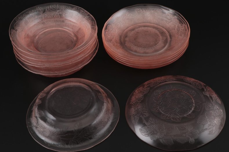 depression glass EBTH