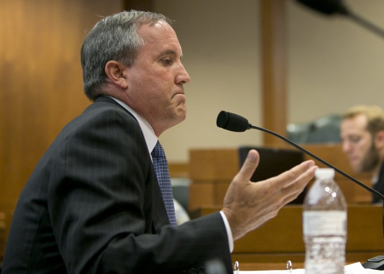Texas Attorney General Ken Paxton testifies in