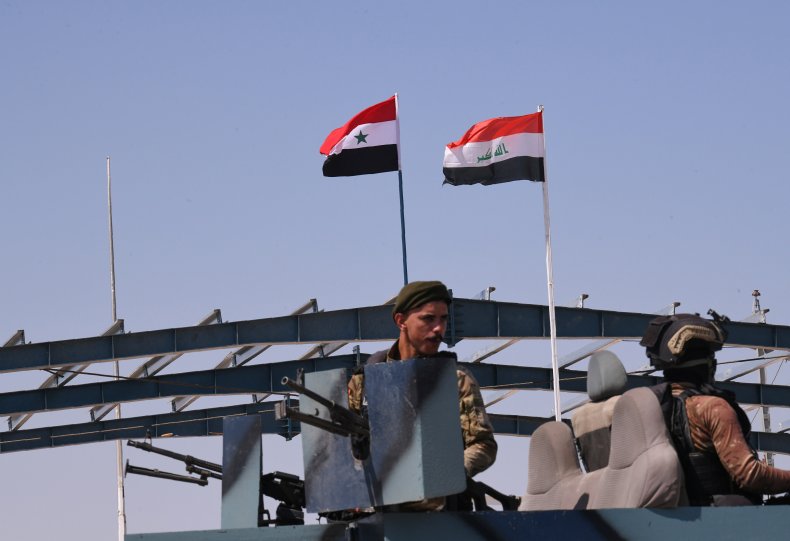 syria, iraq, border, crossing, qaim, bukamal