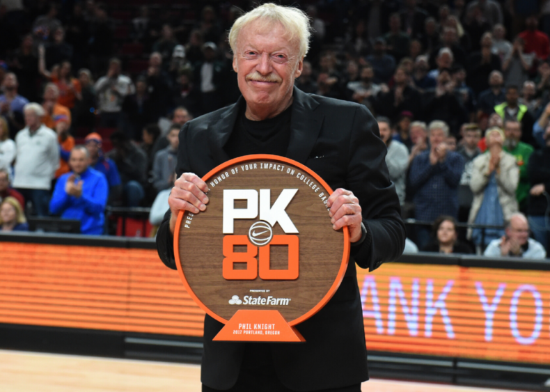 Oregon: Phil Knight and family
