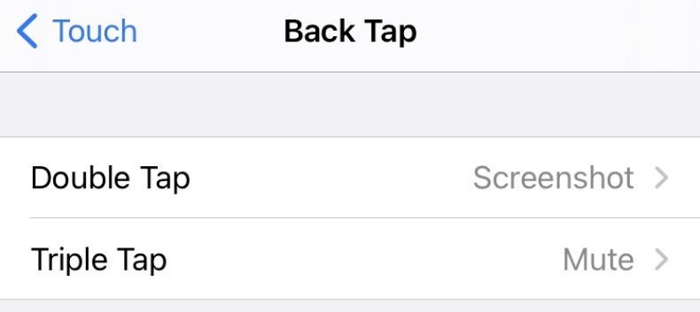 Back Tap