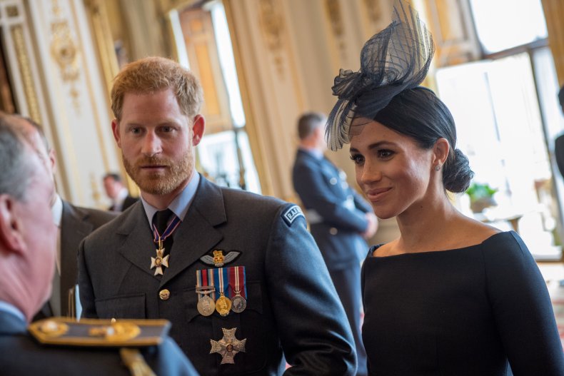 Meghan Markle and Prince Harry Celebrate RAF