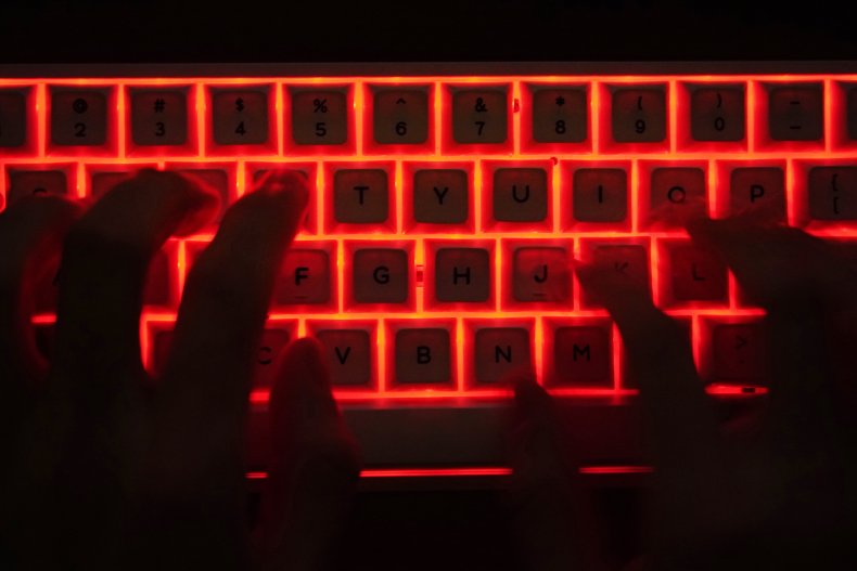 hacking, keyboard