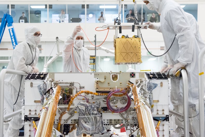 NASA scientists working on MOXIE