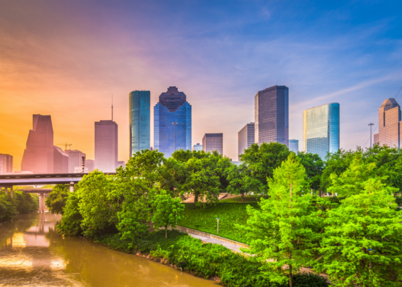 #22. Houston-The Woodlands-Sugar Land, Texas (tie)